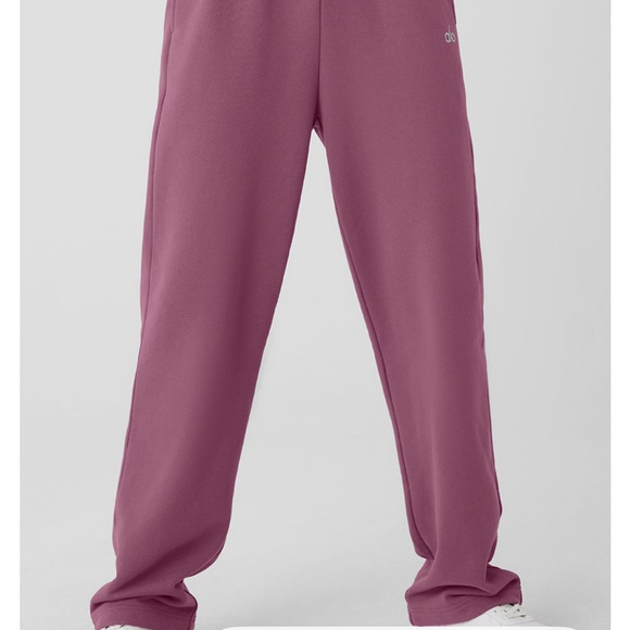 Alo Soft Mulberry Accolade Sweatpants L - Picture 1 of 4